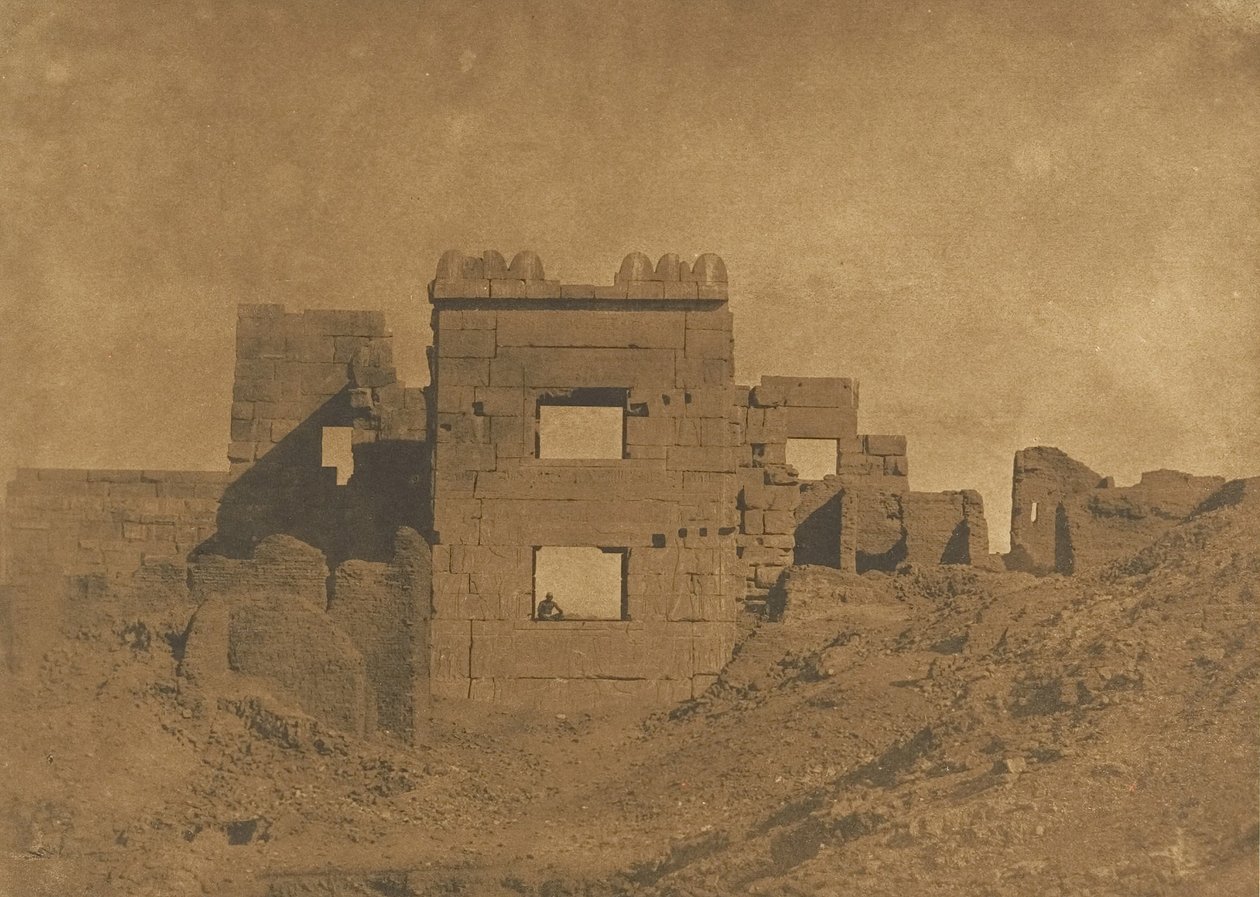 Pavillon ou Gynécée de Ramsès-Meiamoun, à Médinet-Habou - Maxime Du Camp