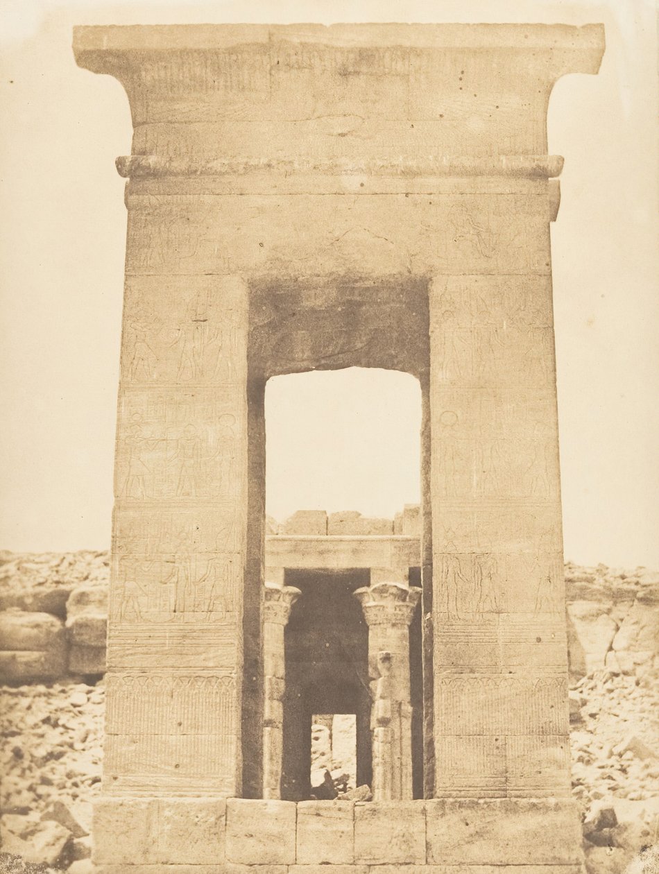 Propylée du Temple de Dandour Tropique du Cancer, avril 1850 - Maxime Du Camp