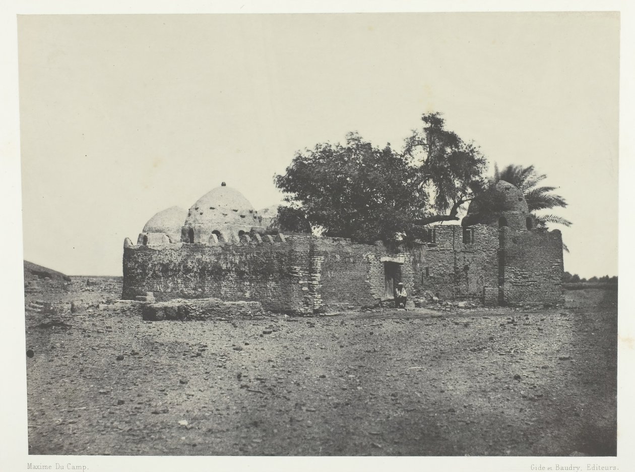 Tombeau de Cidi-Abdellah-el-Marabout, Haute-Égypte, 1849-51, imprimé en 1852 - Maxime Du Camp