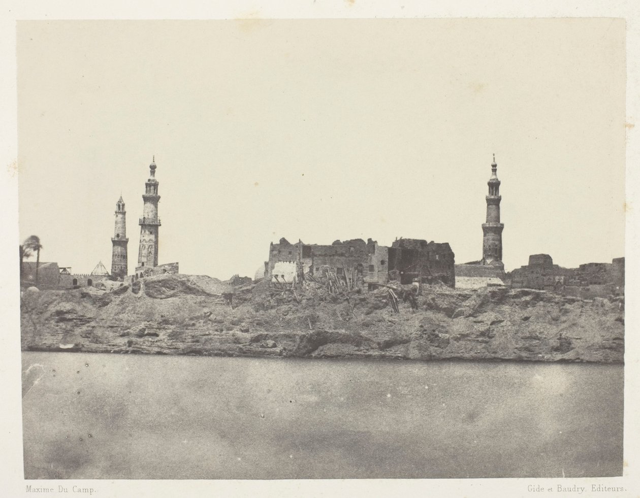 Vue générale, Girgeh, Haute-Égypte - Maxime Du Camp