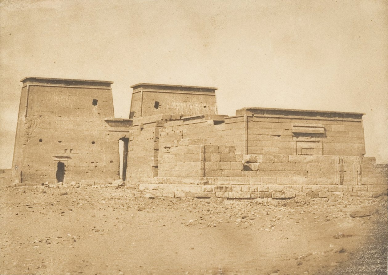 Vue générale du Temple de Dakkeh Pselcis, prise au Nord - Maxime Du Camp