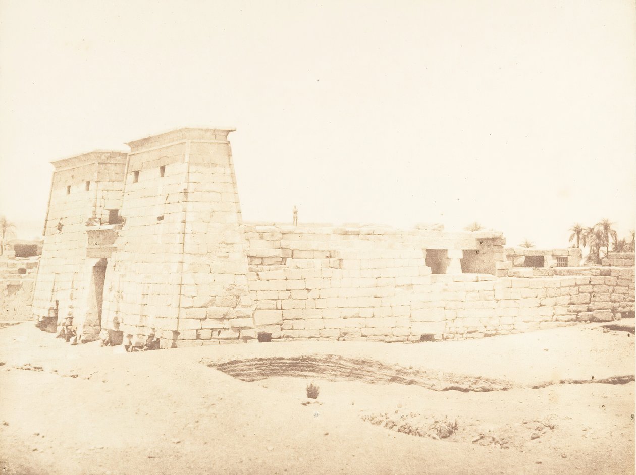 Vue générale du Temple de Khons, à Karnac, Thèbes - Maxime Du Camp