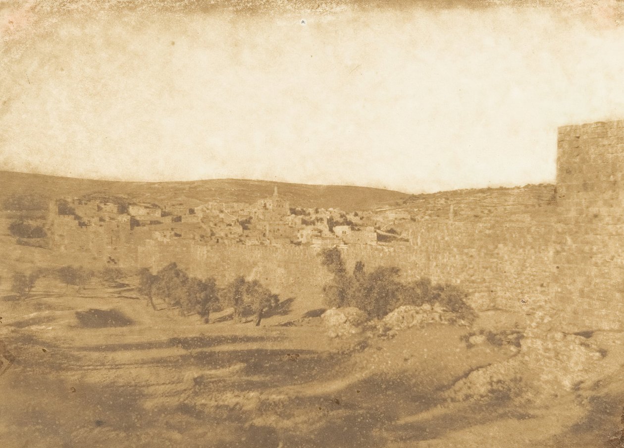 Vue prise au Nord-Ouest de Jérusalem - Maxime Du Camp