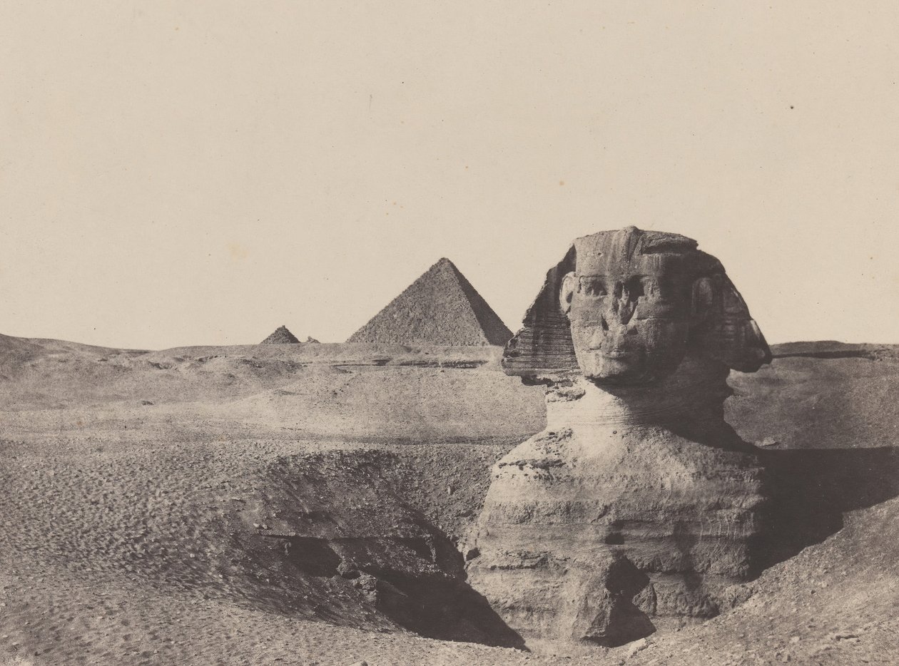 Égypte Moyenne, Le Sphinx, décembre 1849, imprimé en 1852 - Maxime Du Camp