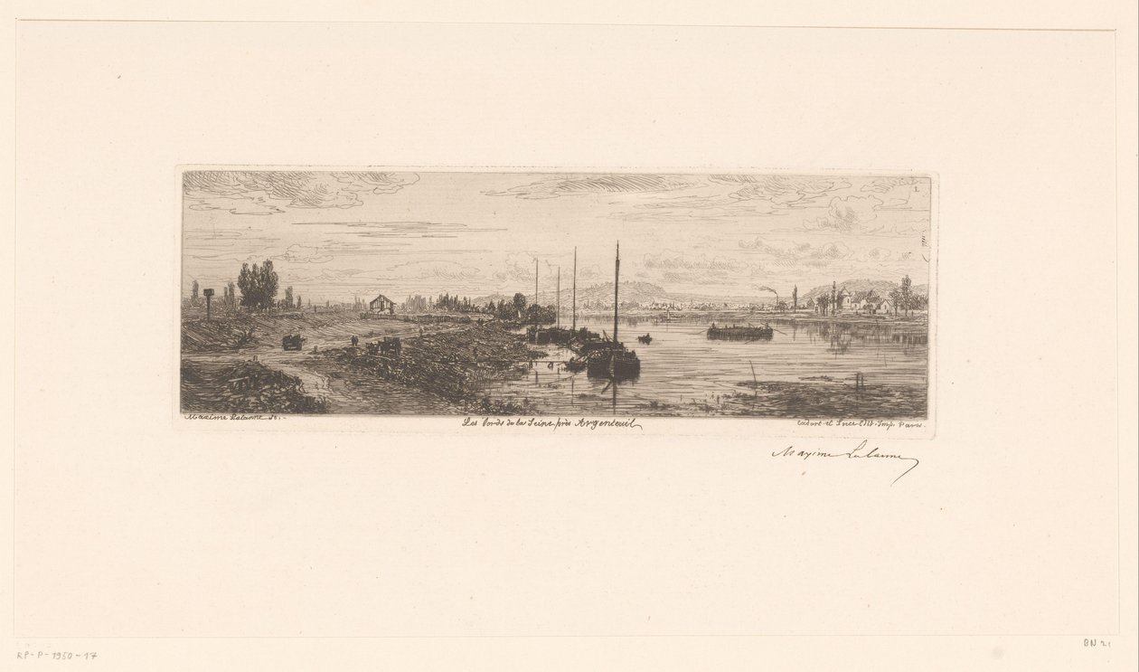 Vue de la Seine près d