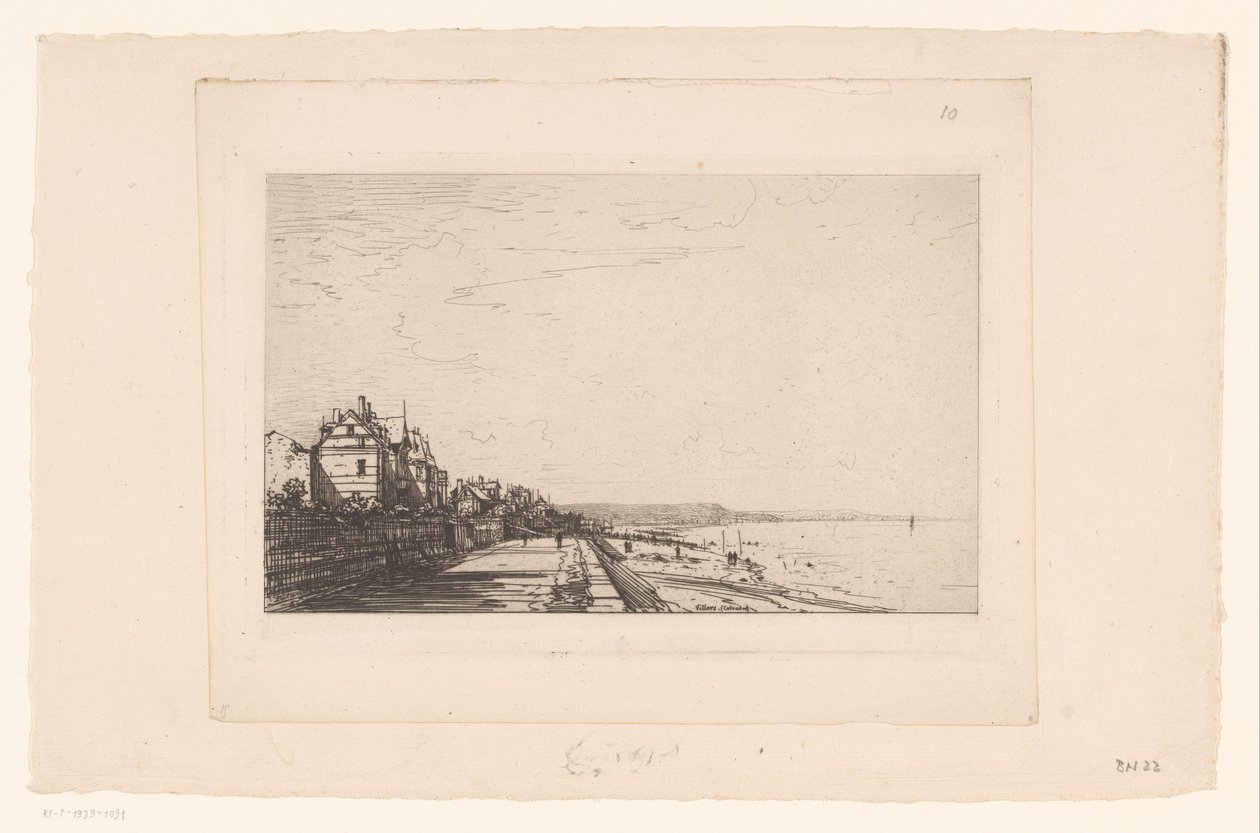Vue de Villers - Maxime François Antoine Lalanne