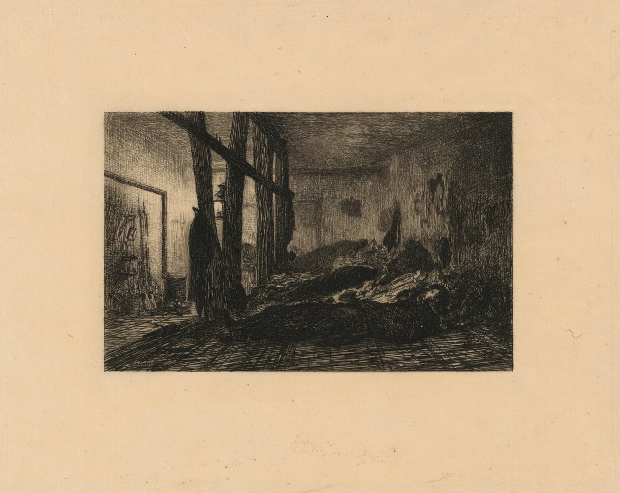 Ein Wachposten - Maxime Lalanne