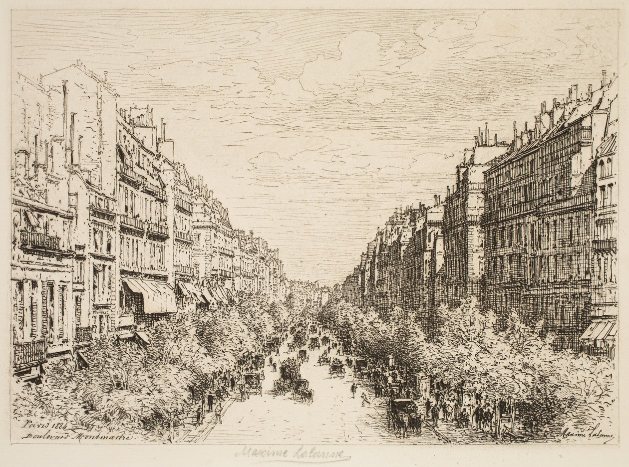 Boulevard Montmartre, Paris - Maxime Lalanne