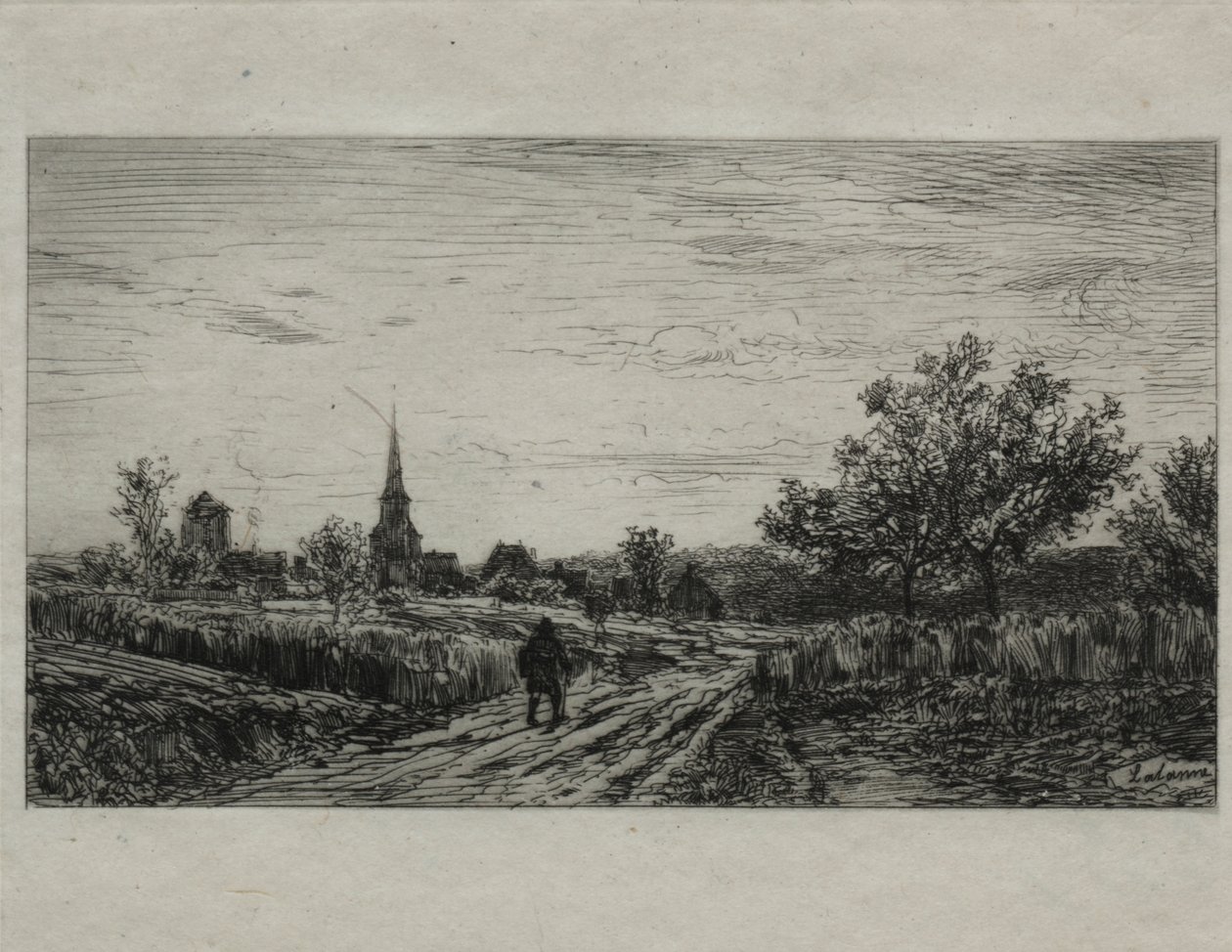Paysage, Soir (Retour à la maison) - Maxime Lalanne