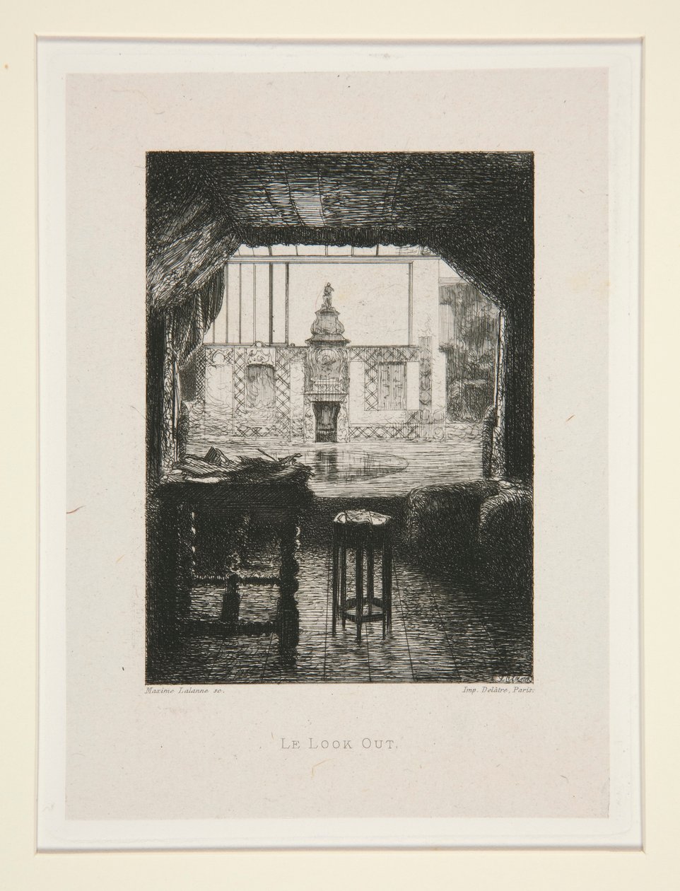Le look out, pl. 10 de la suite Chez Victor Hugo - Maxime Lalanne