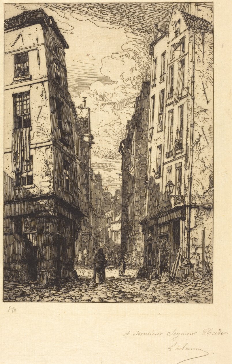 Rue des Marmousets (Quartier de la Cité, vieux Paris) - Maxime Lalanne