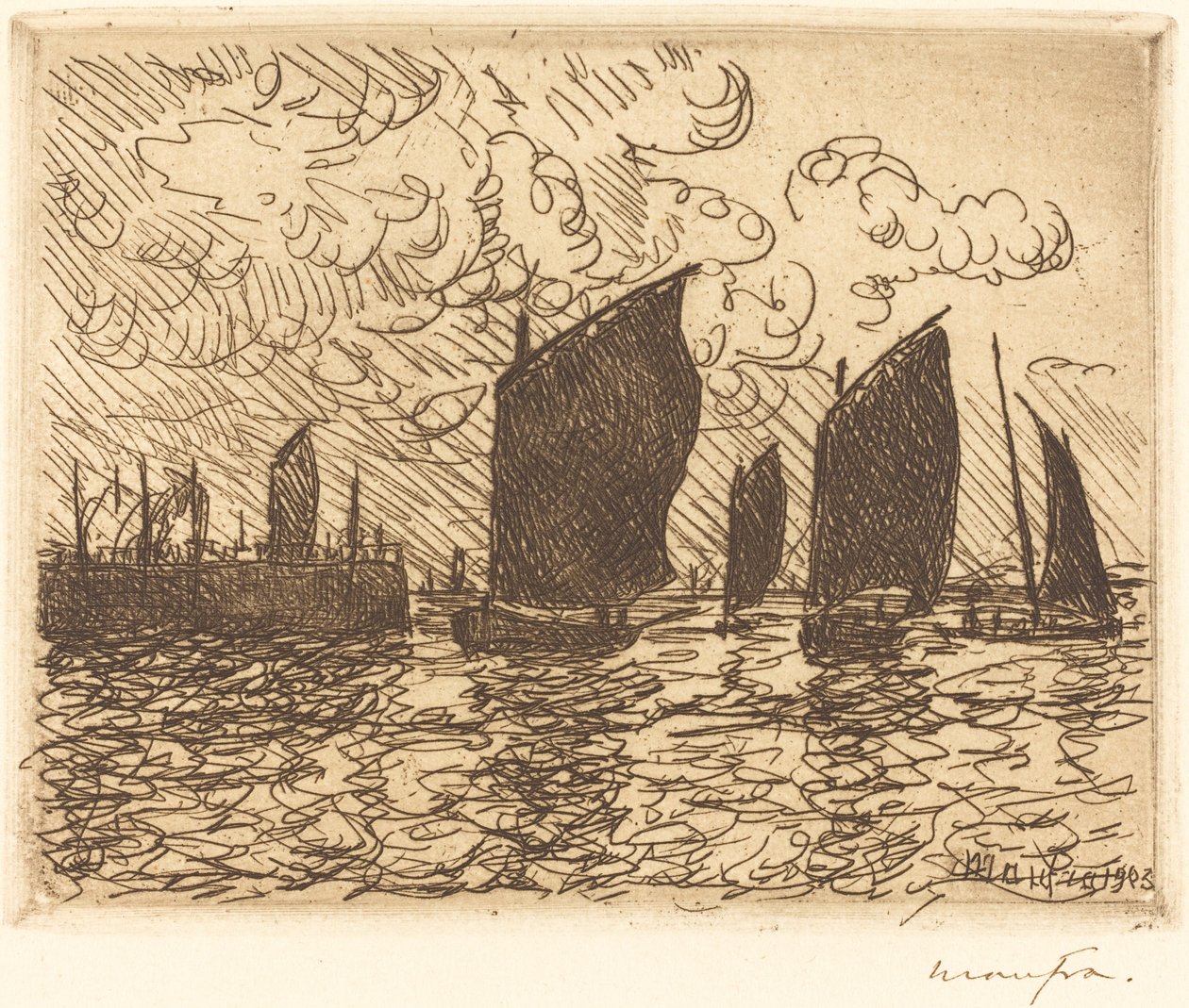 Retour des Bateaux - Maxime Maufra