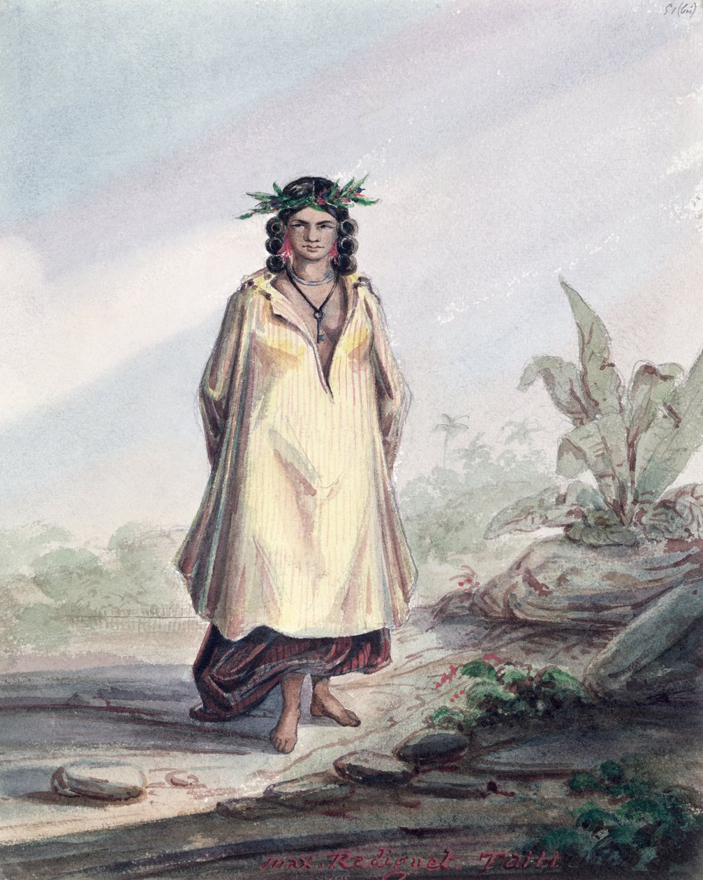 Jeune femme de Tahiti, vers 1841-48 - Maximilien Radiguet