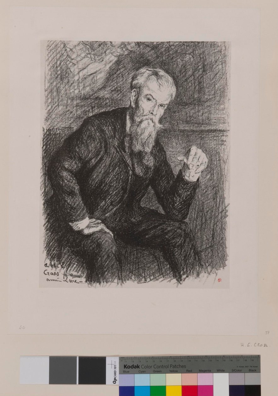 A Henri Edmond Cross : [Portrait d