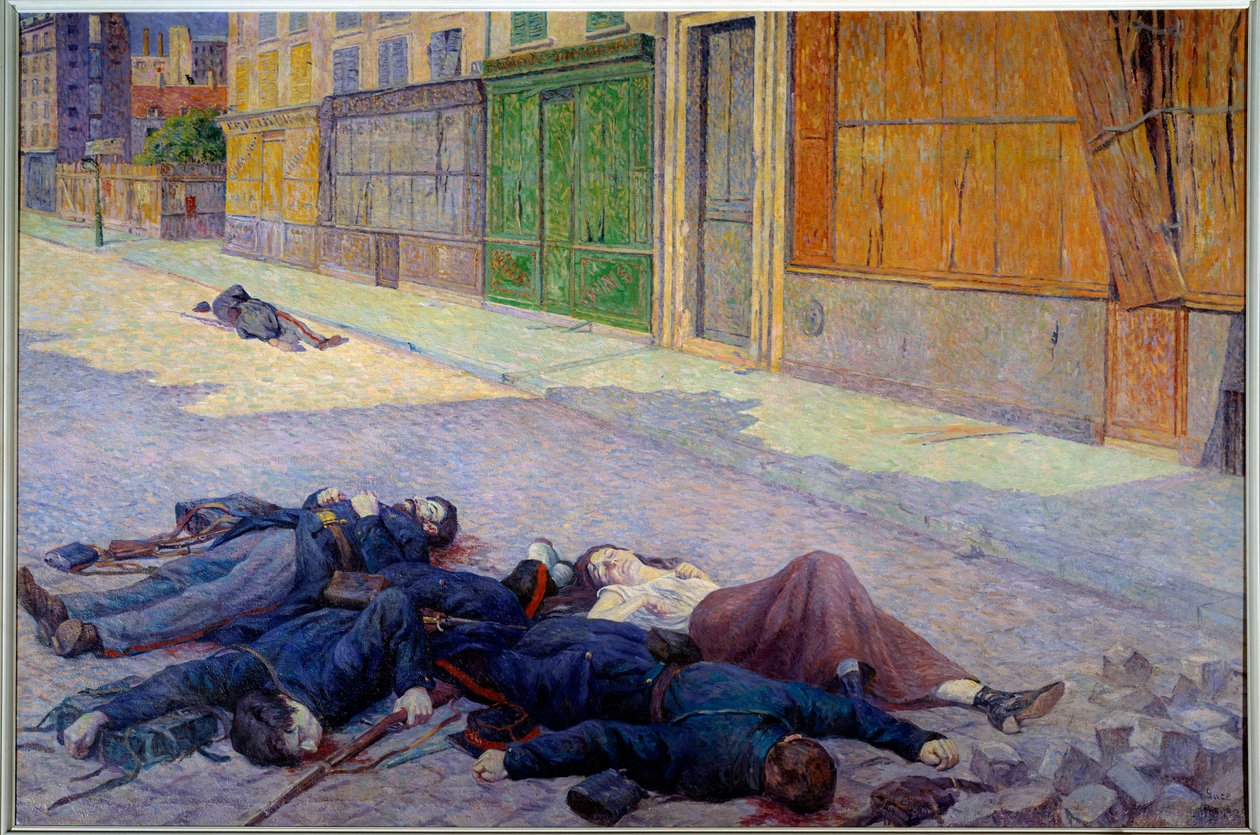 Une rue de Paris en mai 1871 ou la Commune - Maximilien Luce