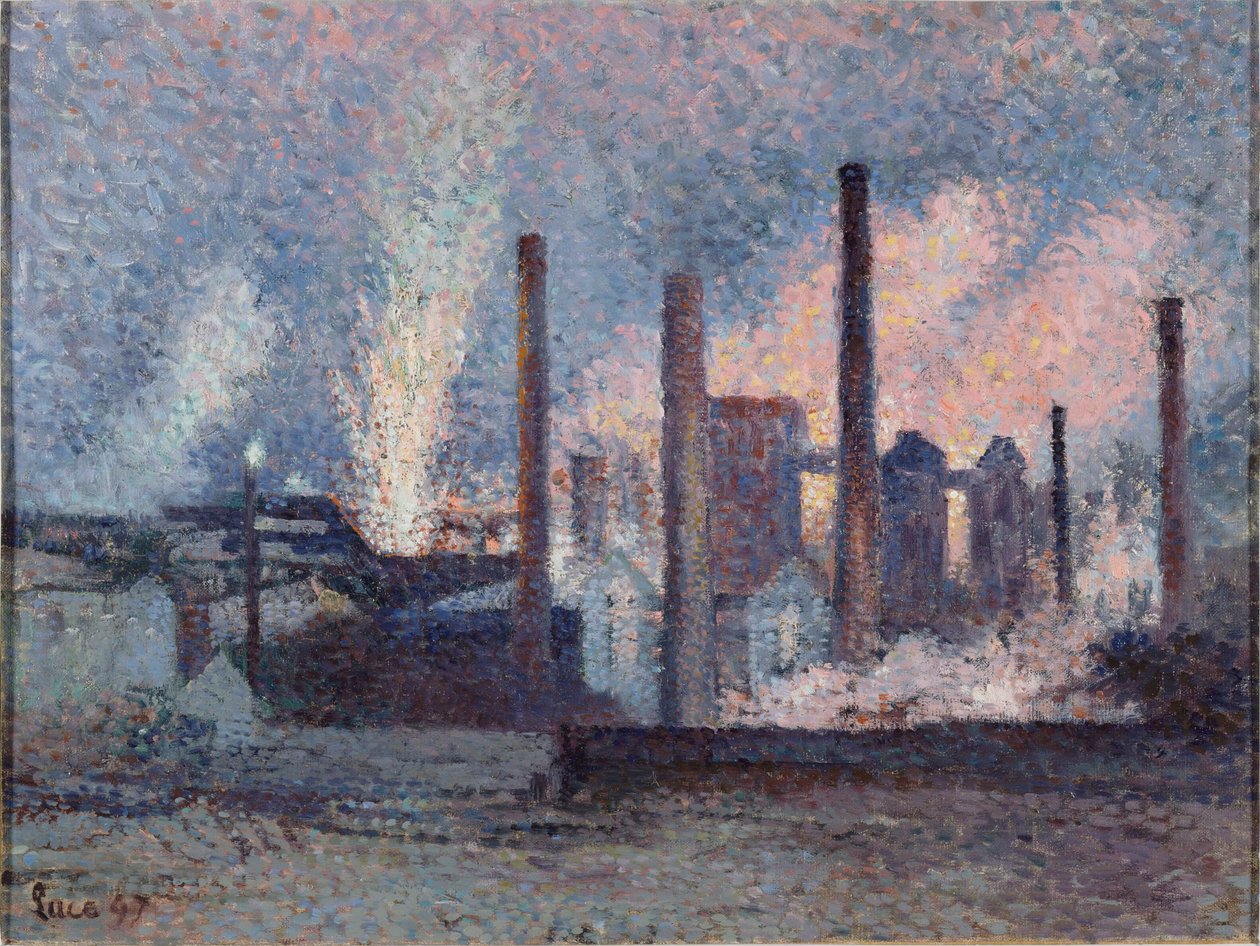 Aciérie à Charleroi, 1897 - Maximilien Luce