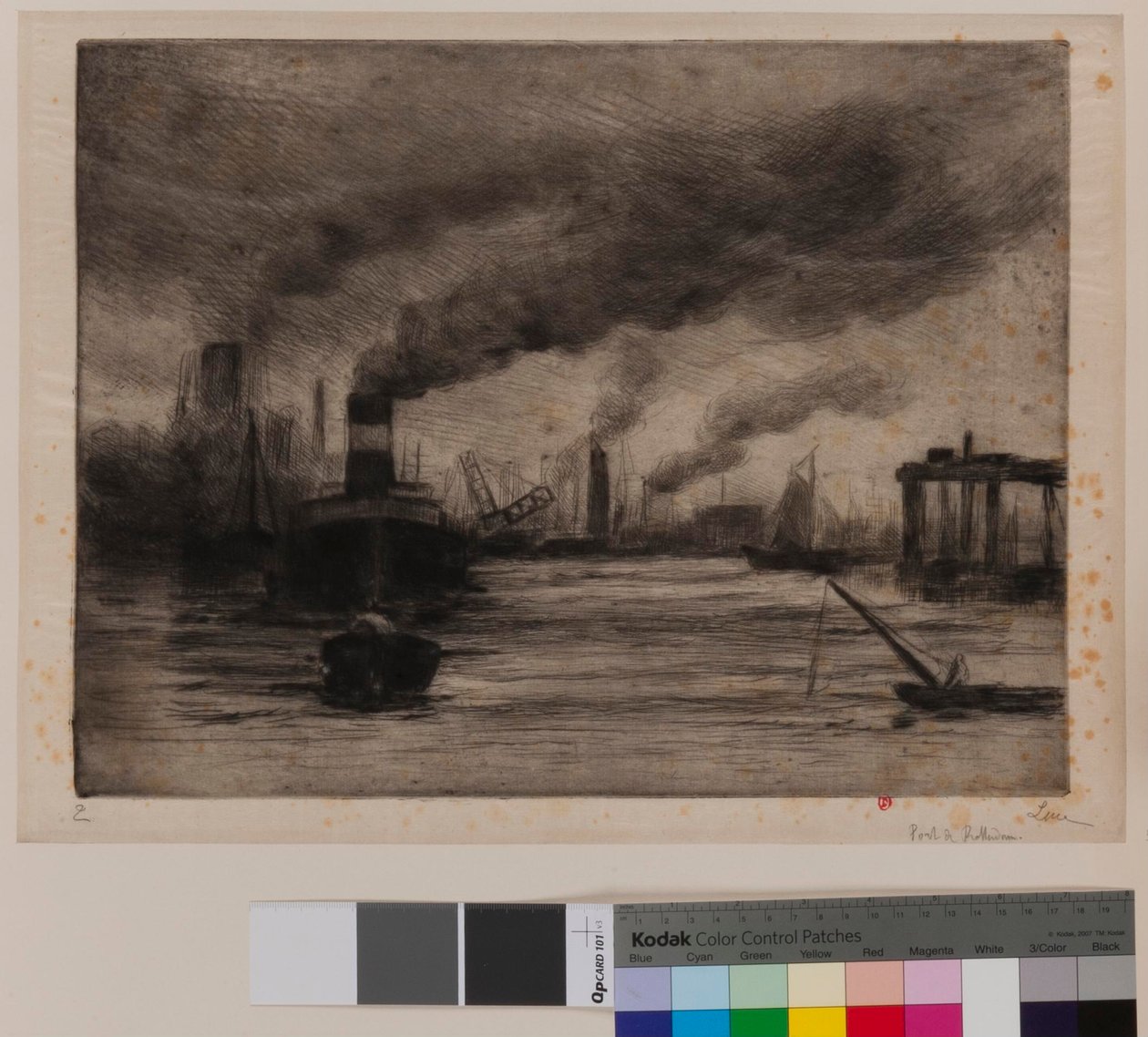 Port de Rotterdam - Maximilien Luce