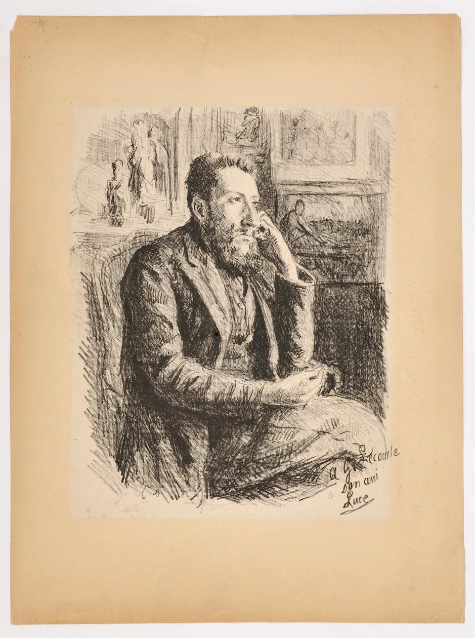 Portrait de Georges Lecomte - Maximilien Luce