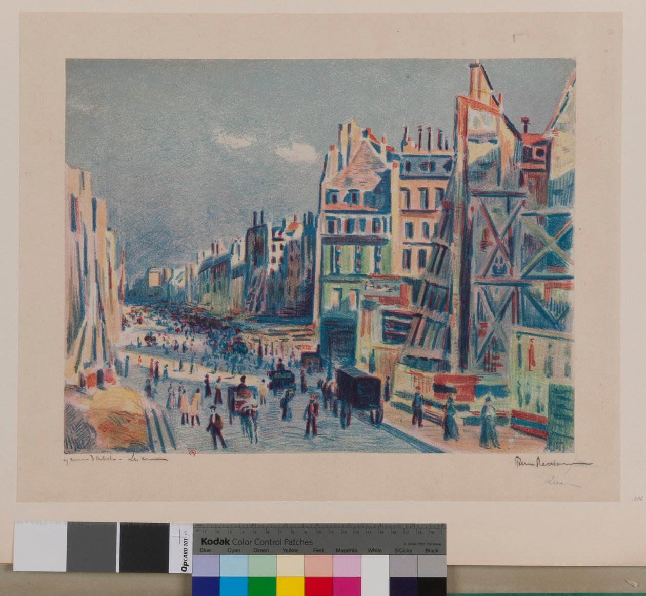 Rue Réaumur - Maximilien Luce