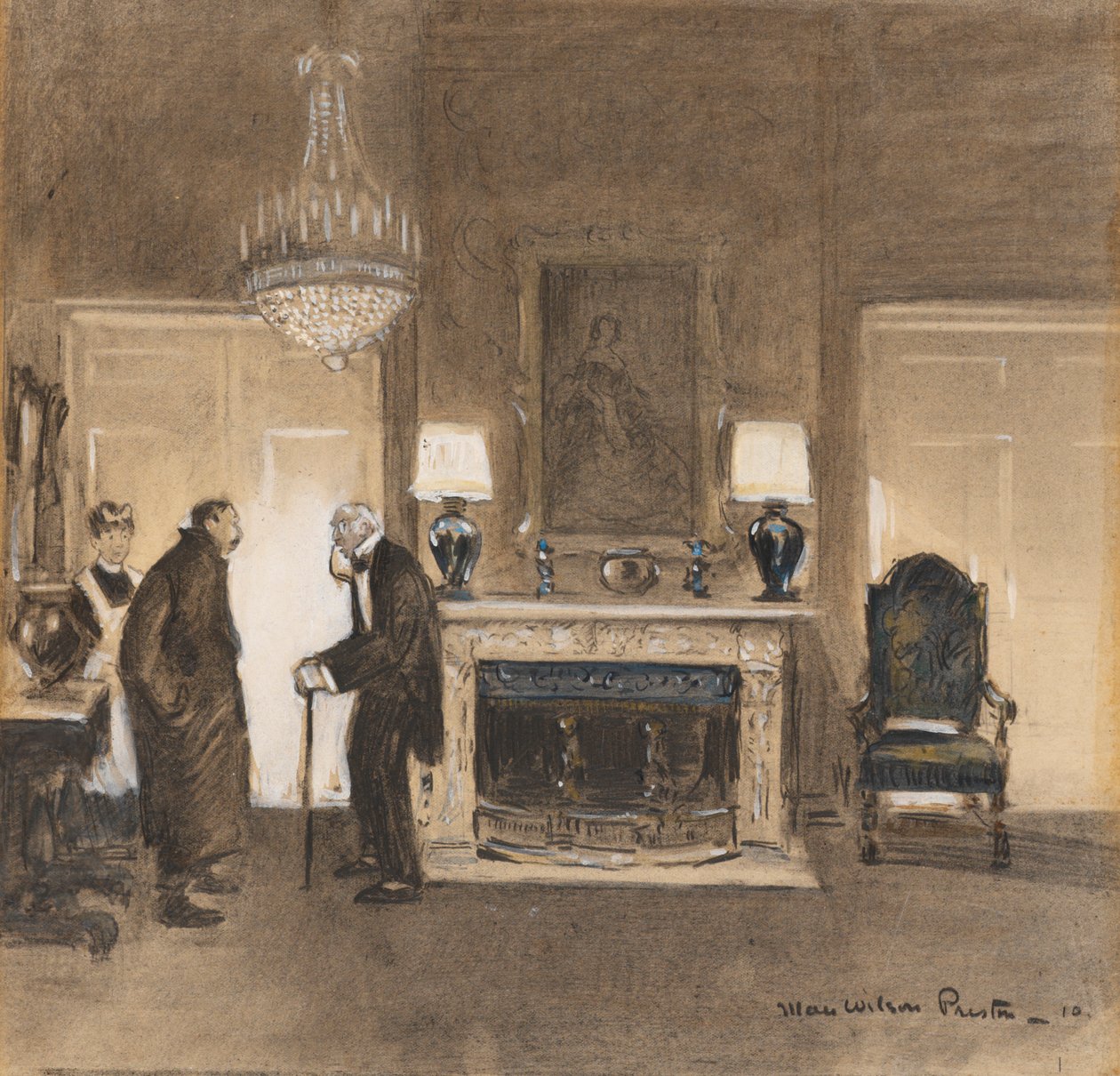 Drame dans le salon - May Wilson Preston