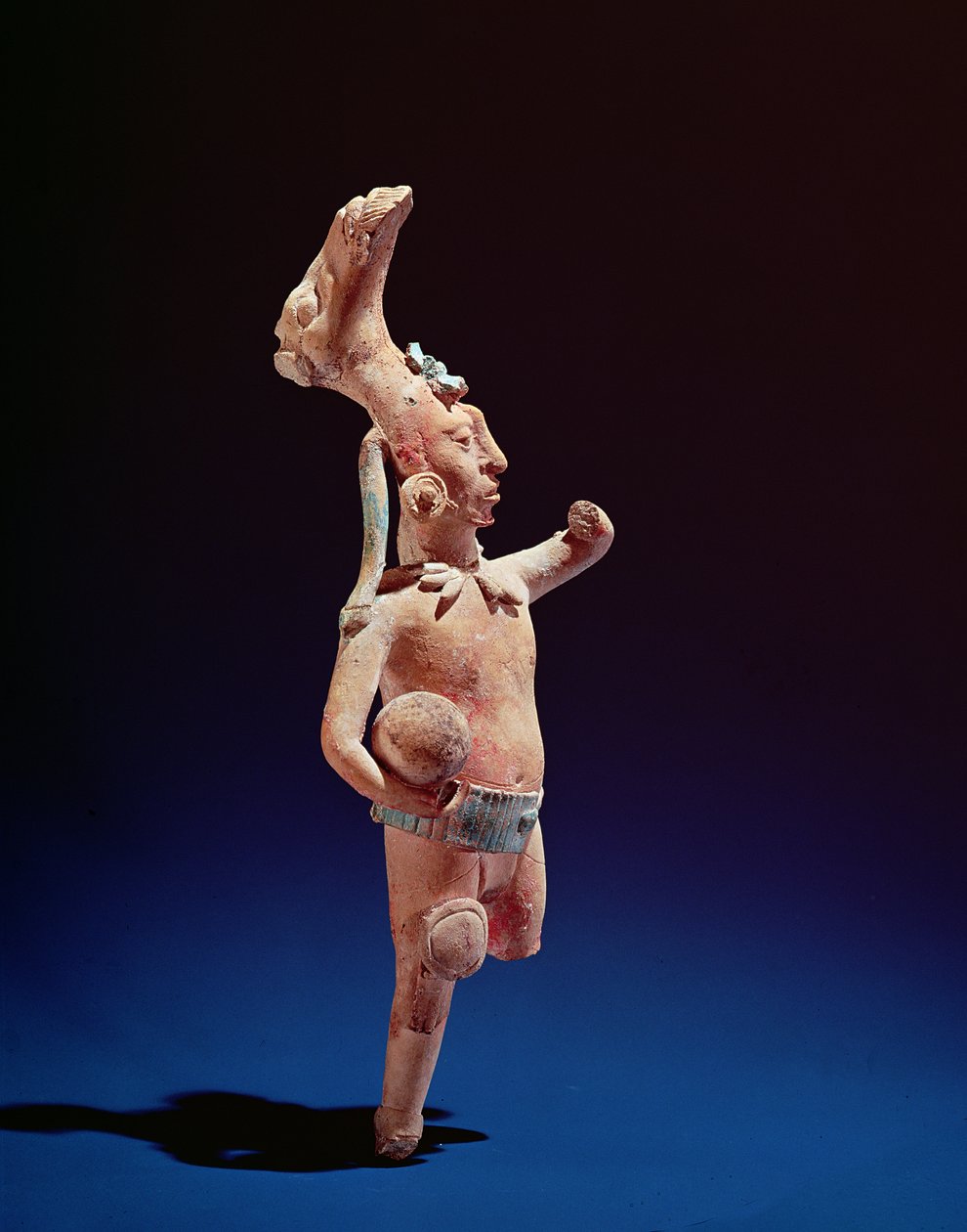 Joueur de balle cérémoniel, île de Jaina, vers 600 (argile) - Mayan