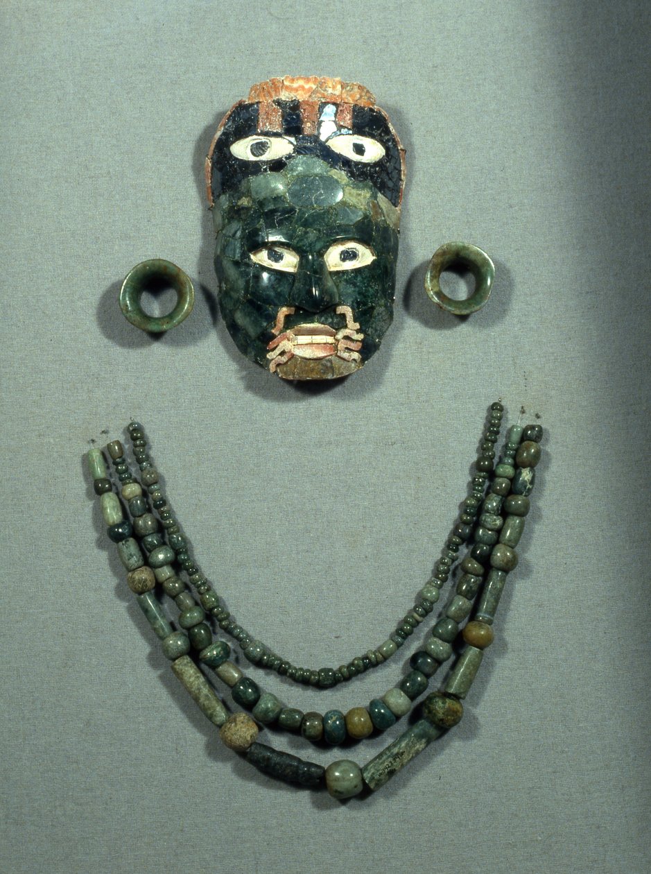Bijou Funéraire de Calakmul, Période Classique Tardive, 600-900 ap. J.-C. - Mayan