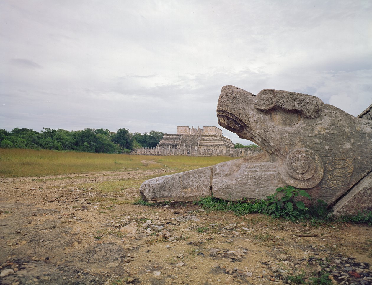 Temple des guerriers et colonne de serpent - Mayan