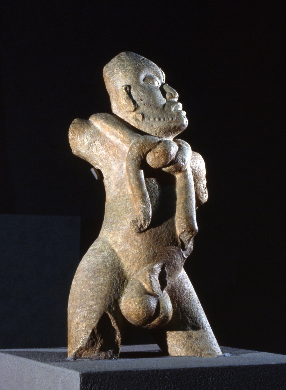 Le jeune homme de Cumpich, du Yucatan, Mexique, période classique tardive, 600-900 ap. J.-C. - Mayan