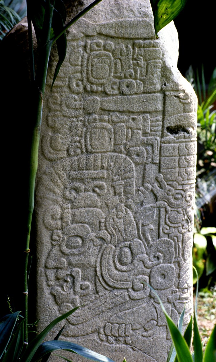 Stèle de Tikal 28, Période Classique Ancienne, 300-600 AD - Mayan