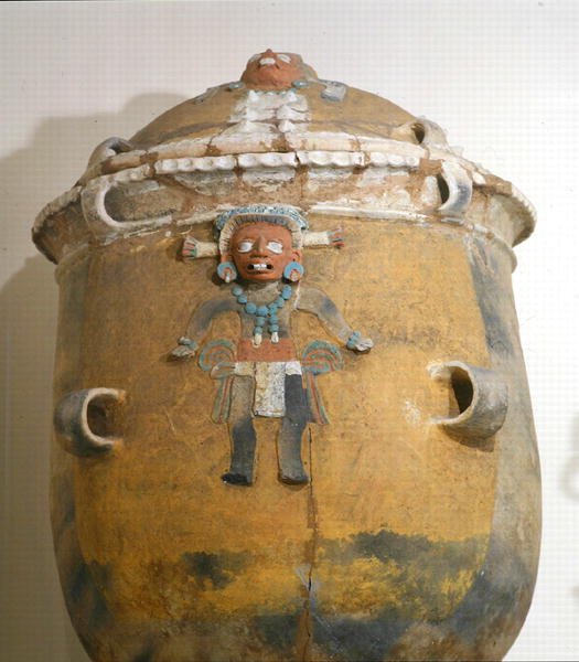 Urne funéraire avec couvercle, Ixil, Quiche, Guatemala, Période Postclassique Précoce (900-1200) - Mayan Mayan