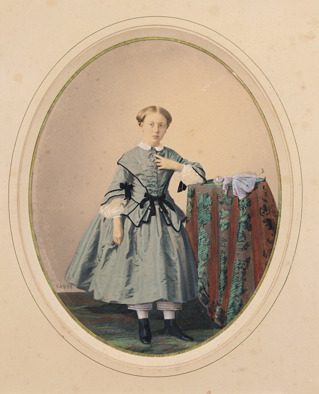 Portrait de Madeleine de Malaret, une des Petites Filles Modèles de la Comtesse de Ségur - Mayer Freres