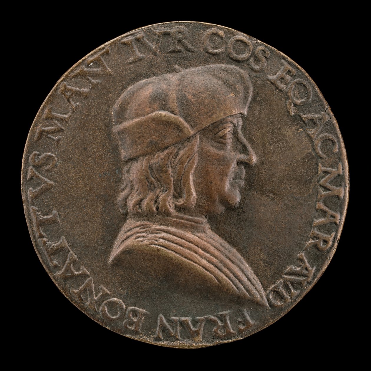 Francesco Bonatti, avocat mantouan [avers], vers 1510 - Mea