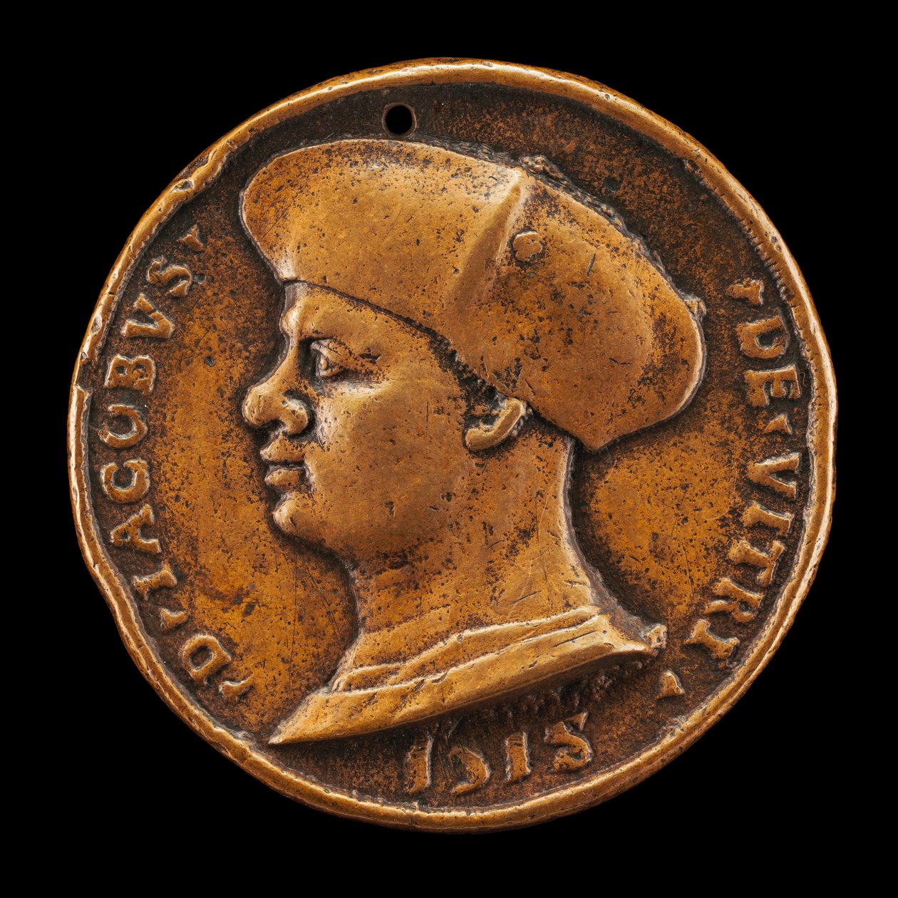 Jacques de Vitry-La Lière, mort en 1515, chanoine, doyen et chancelier [avers], 1518 - Medallist of 1518