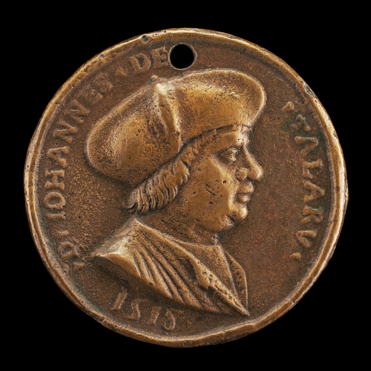 Jean de Talaru, décédé en 1550, chanoine de Fourvière 1517, 1518 - Medallist of 1518