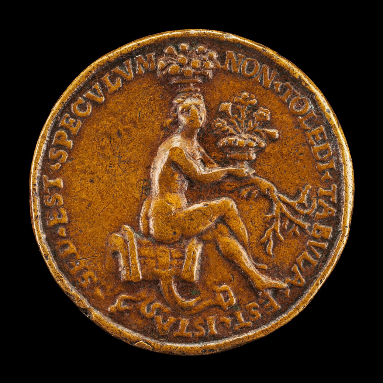 Femme assise sur une selle [verso], 1518 - Medallist of 1518