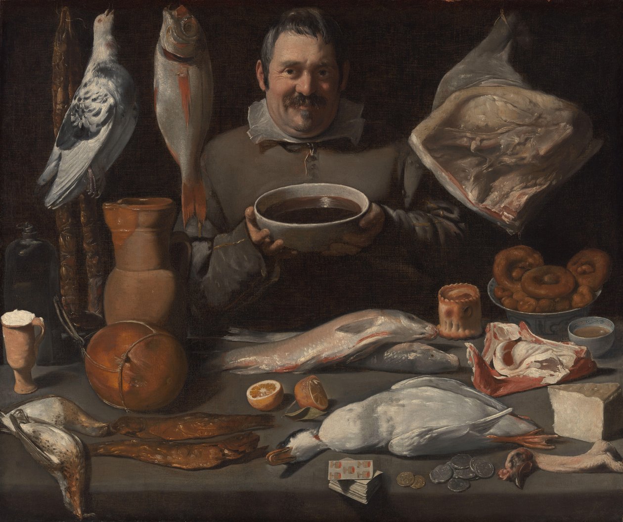 Scène de cuisine - Meester van de Amsterdamse Bodegón