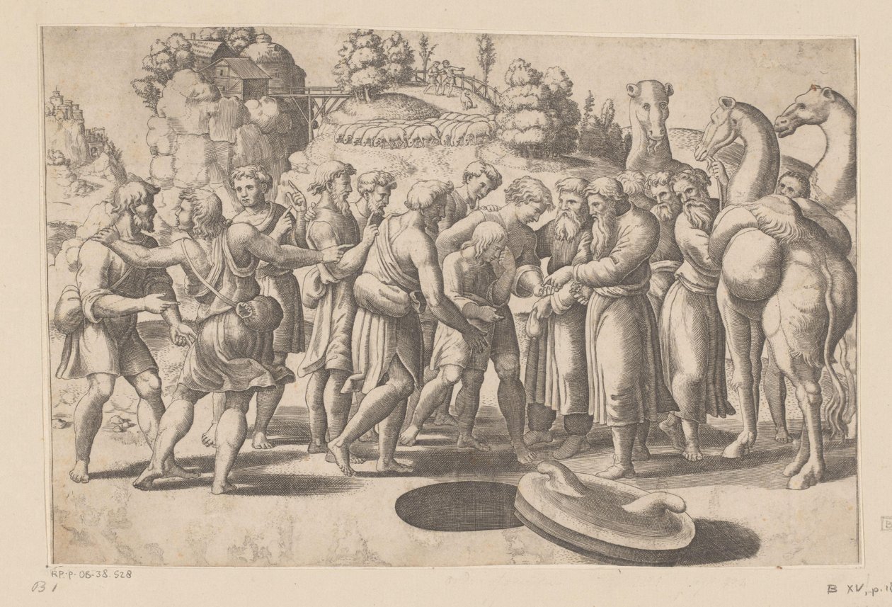 Joseph vendu par ses frères - Meester van de Dobbelsteen