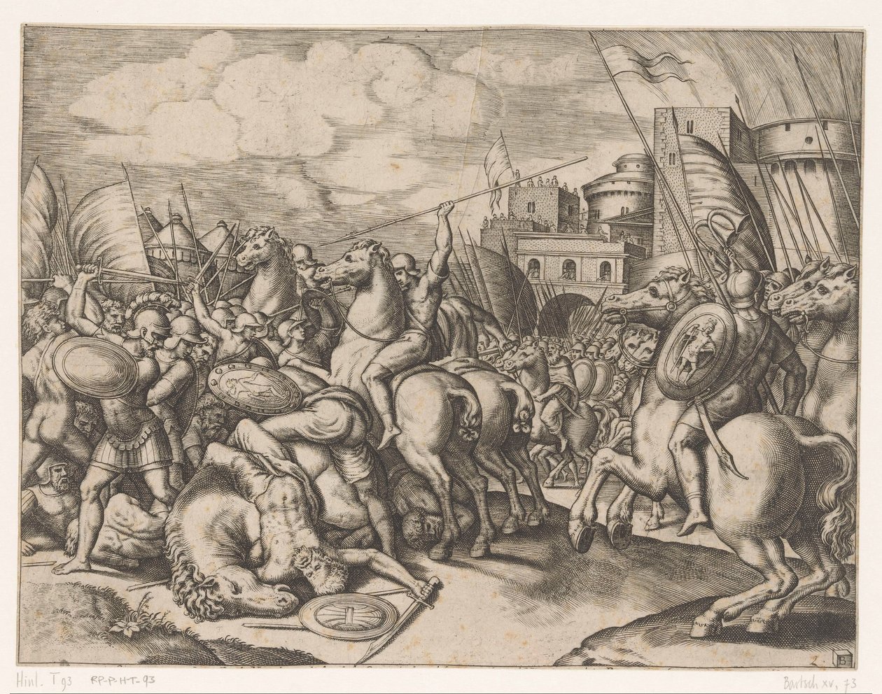 Victoire de Scipion sur le roi Syphax - Meester van de Dobbelsteen
