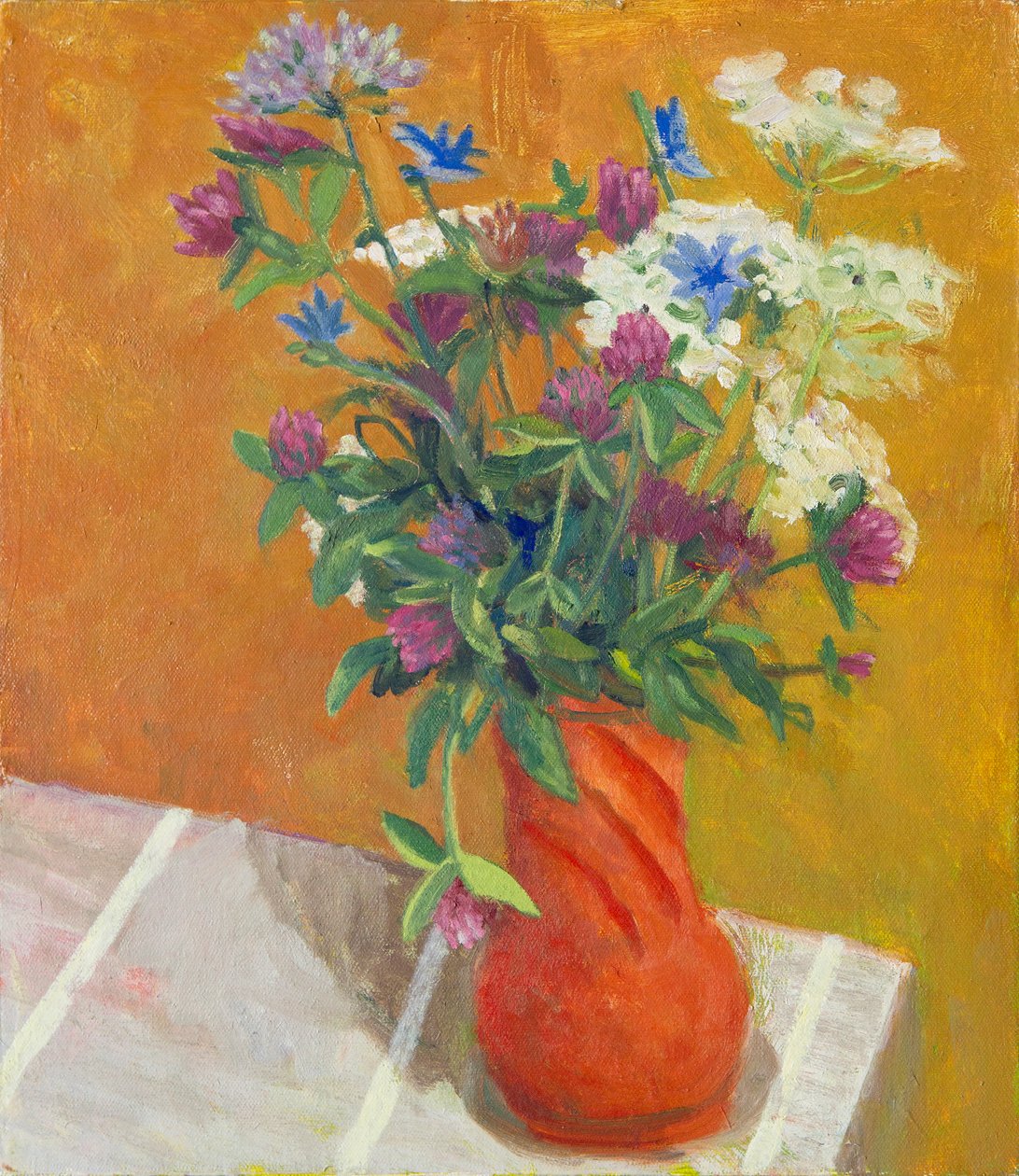 Fleurs sauvages, 2017 (huile sur toile) - Megan Williamson
