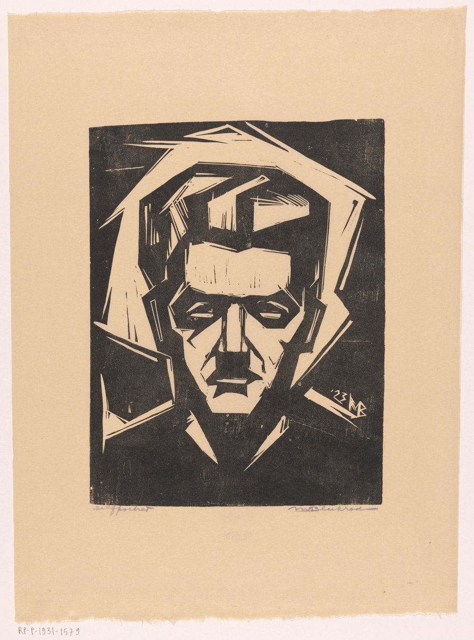 Autoportrait de Meijer Bleekrode - Meijer Bleekrode (signed by artist)