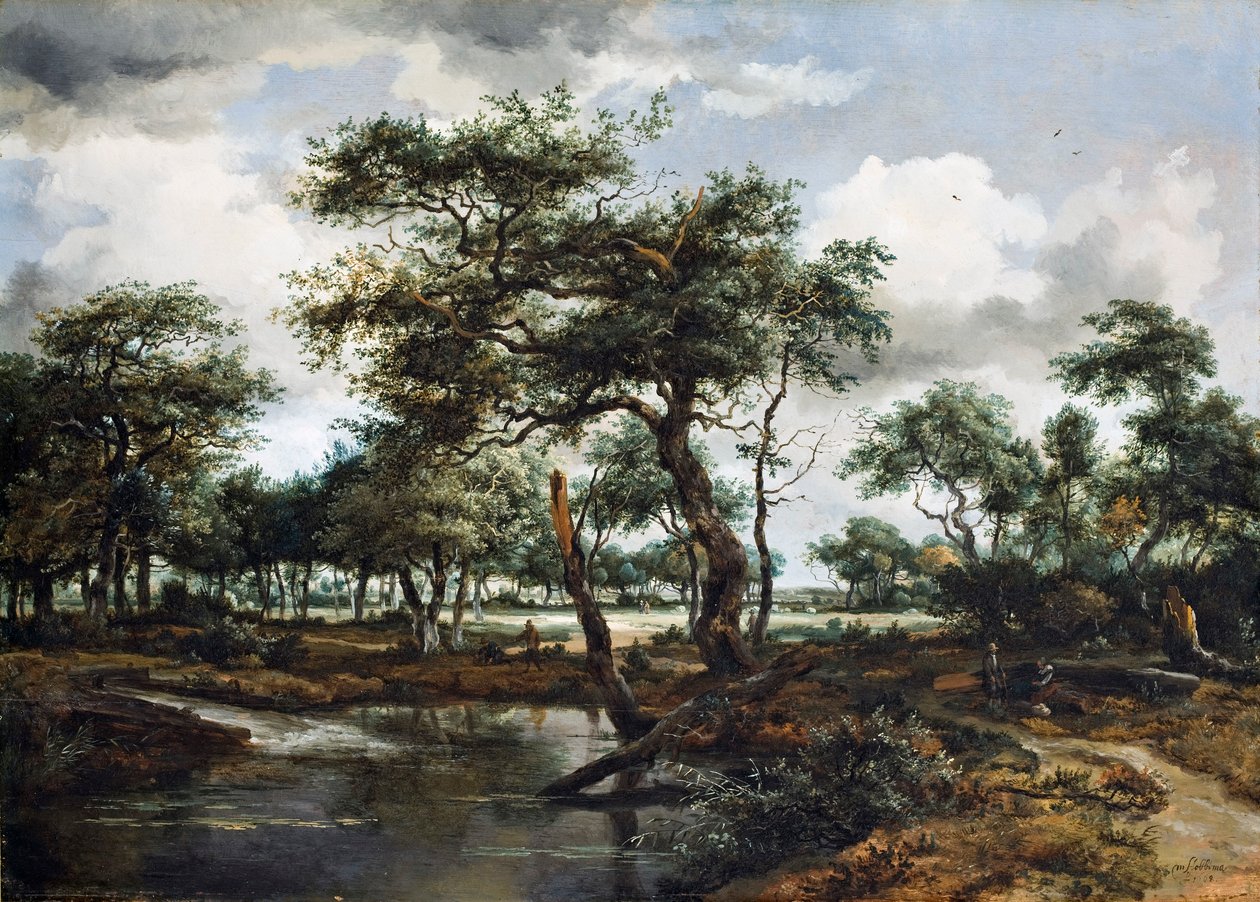 Un étang dans la forêt, 1668 - Meindert Hobbema