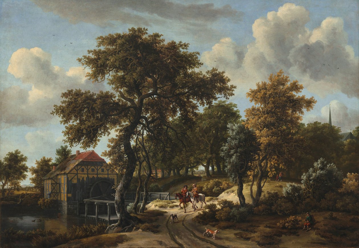 Les voyageurs, 166[2] - Meindert Hobbema