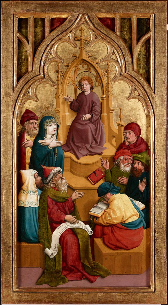 Jésus à douze ans dans le temple - Meister von Schloss Lichtenstein