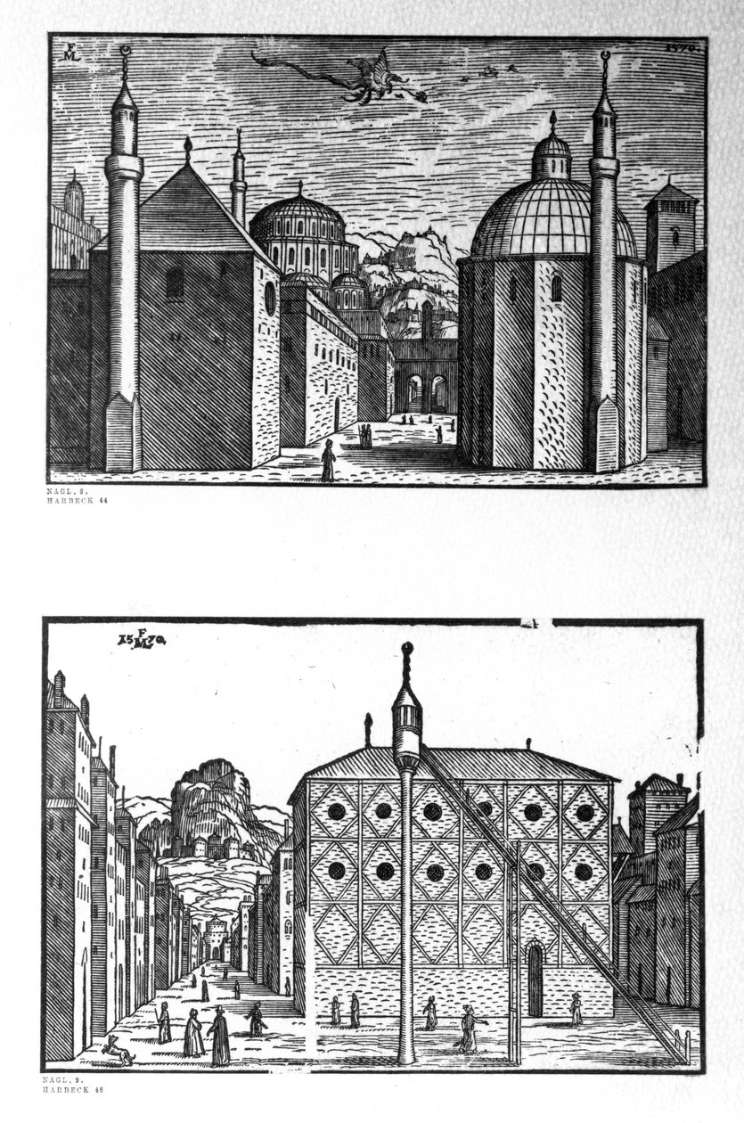 Rues et mosquées de Constantinople, 1570 - Melchior Lorck