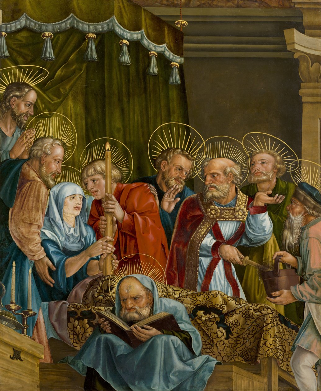 Allemand : Der Tod der Maria Le lit de mort de Marie - Melchior Feselen