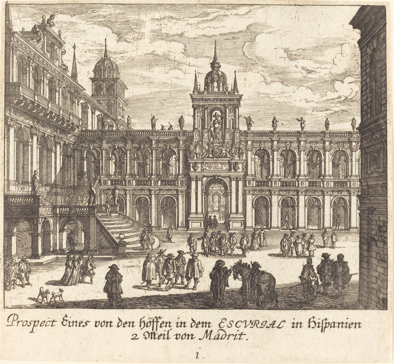 Escorial, Espagne - Melchior Küsel after Johann Wilhelm Baur