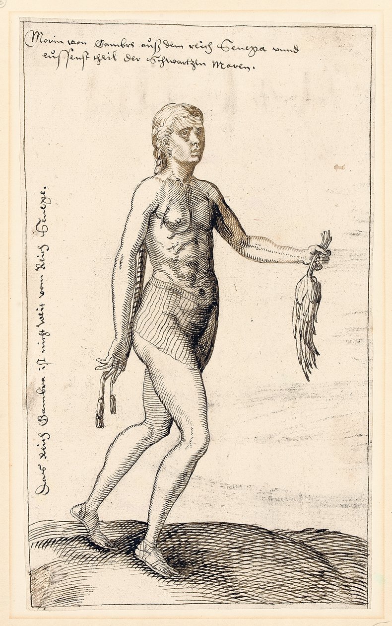 Une femme de Gambie, 1583 - Melchior Lorck