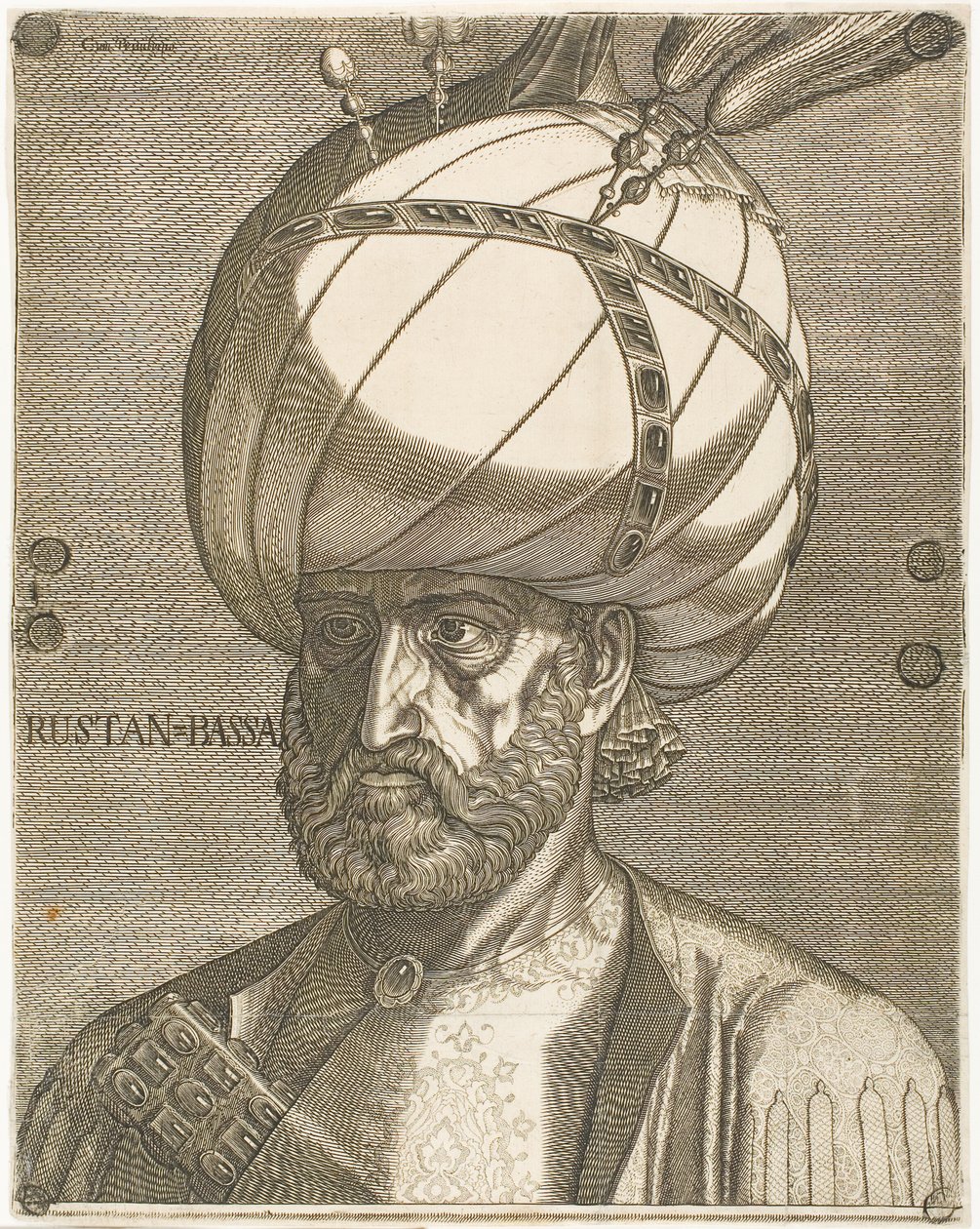 Portrait d'Ismail, ambassadeur du shah perse Tahmasp Ier