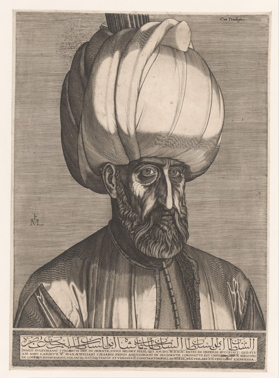 Portrait du sultan Süleyman I - Melchior Lorck