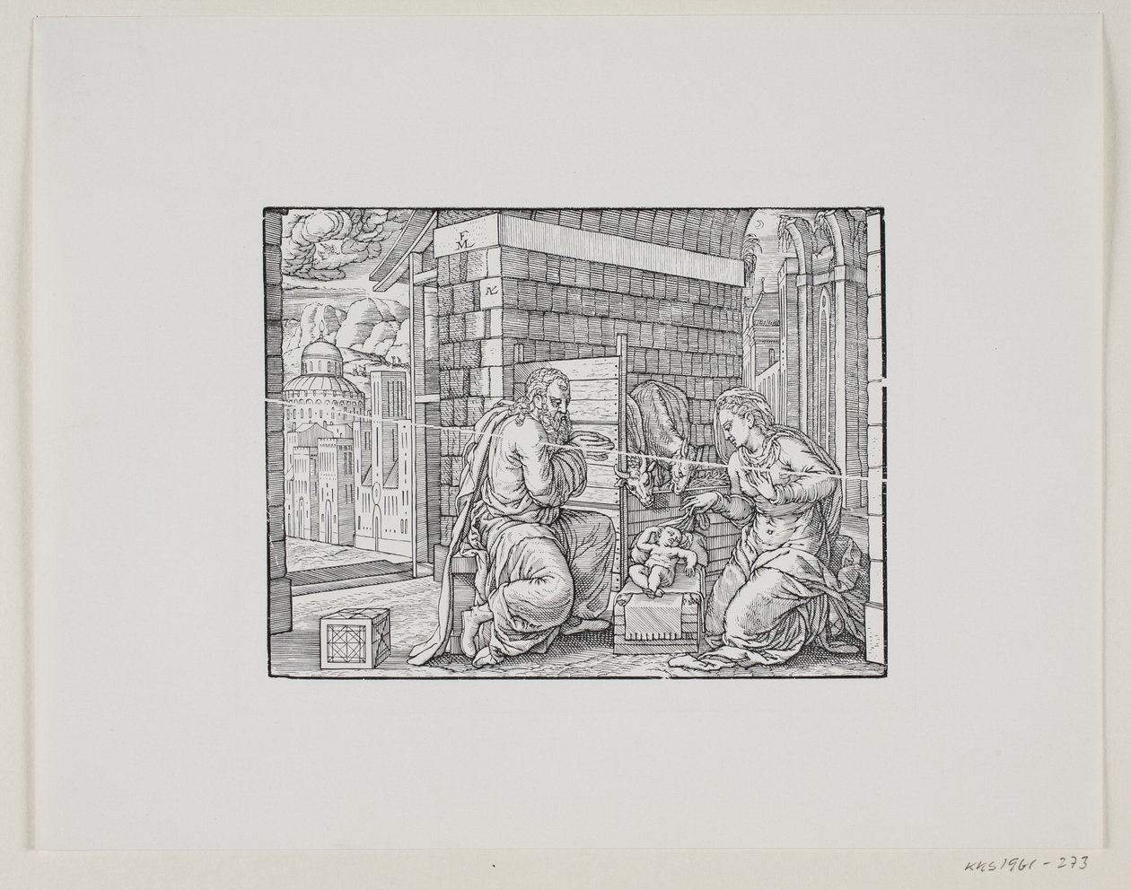 La Nativité - Melchior Lorck
